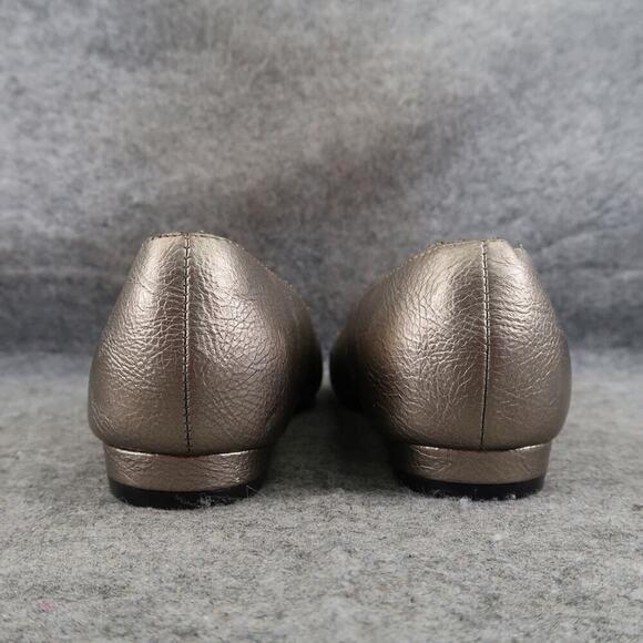 Madeline Stuart Shoes Womens 8.5 Flats Ballet Peep Toe Fashion Formal Wide Fit - Picture 6 of 16